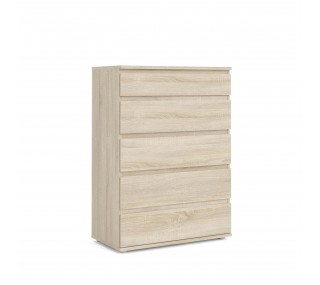 Nova 5 Drawer Wide Chest - Oak