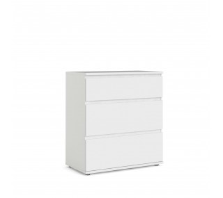 Nova 3 Drawer Chest - White