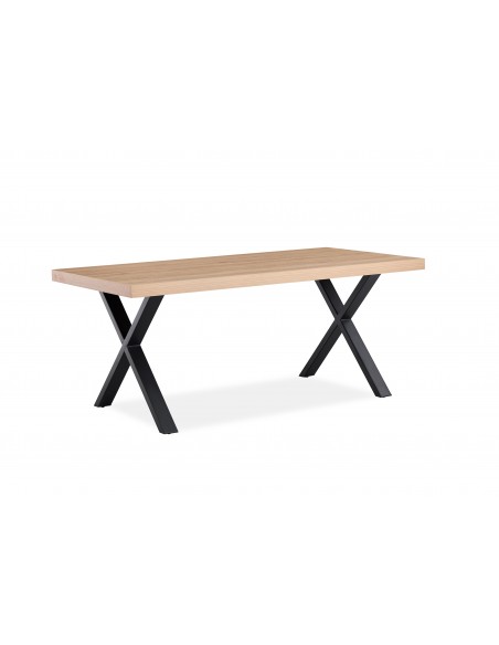 Isla 1.8m Dining Table X Leg - Oak