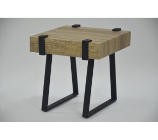 George Lamp Table - Grey Oak