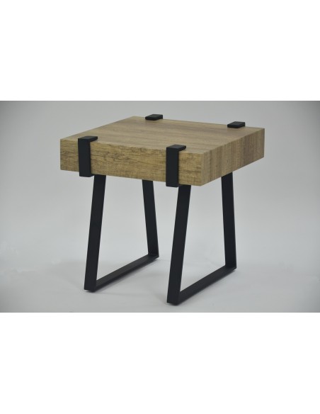 George Lamp Table - Grey Oak