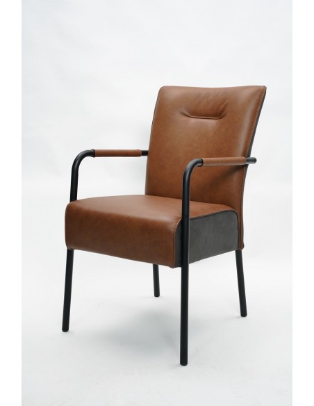 James Dining Chair - Cognac Leather