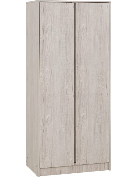 Malvern 2 Door Wardrobe - Urban Snow