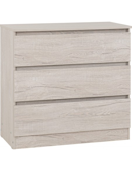 Malvern 3 Drawer Chest - Urban Snow