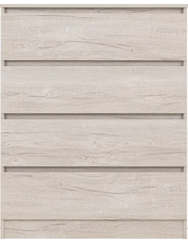 Malvern 4 Drawer Chest - Urban Snow