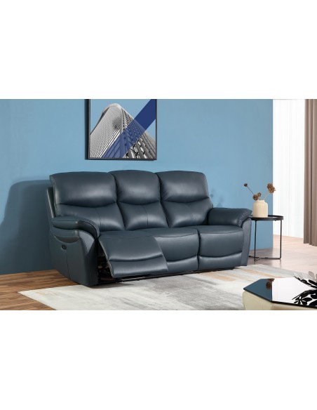 Magaluf Electric 3 Seater Sofa - Blue