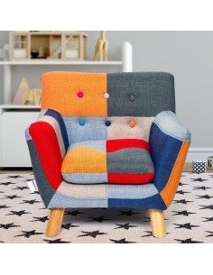 Karla Kids Sofa - Colour Patchwork 2