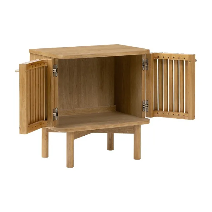 Boardwalk Bedside Locker - Natural Oak