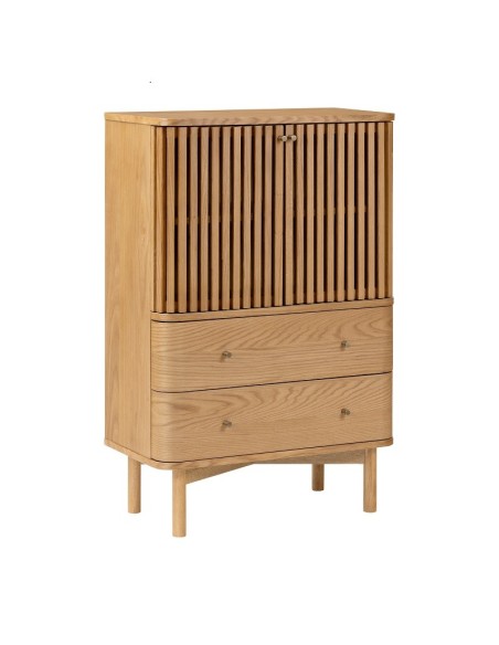 Boardwalk Shoe Cabinet - Natural Oak