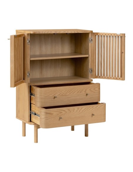 Boardwalk Shoe Cabinet - Natural Oak