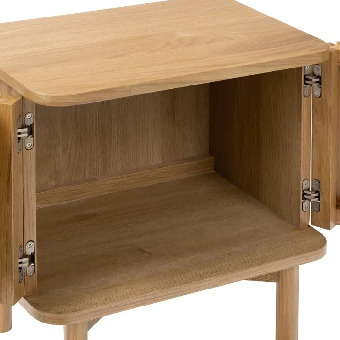 Boardwalk Bedside Locker - Natural Oak