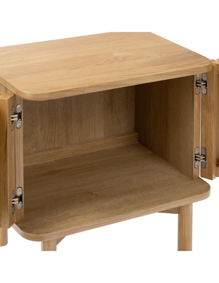 Boardwalk Bedside Locker - Natural Oak