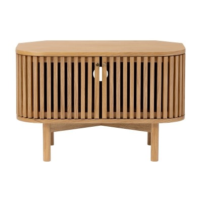 Boardwalk Corner TV Unit - Natural Oak