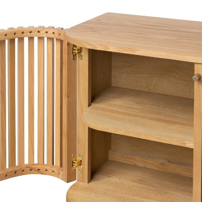 Boardwalk Large Sideboard - Natural Oak