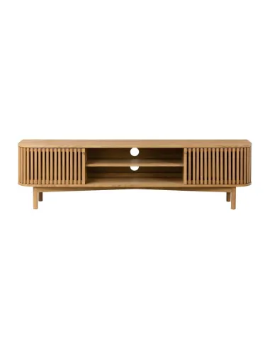 Boardwalk Large TV Unit  - Natural Oak