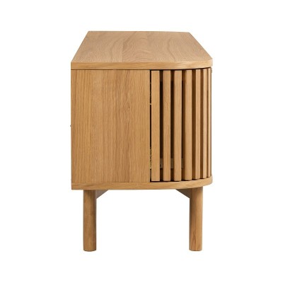 Boardwalk Large TV Unit  - Natural Oak