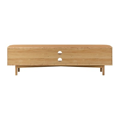 Boardwalk Large TV Unit  - Natural Oak