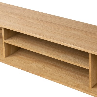 Boardwalk Large TV Unit  - Natural Oak