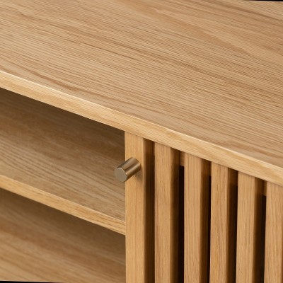 Boardwalk Large TV Unit  - Natural Oak