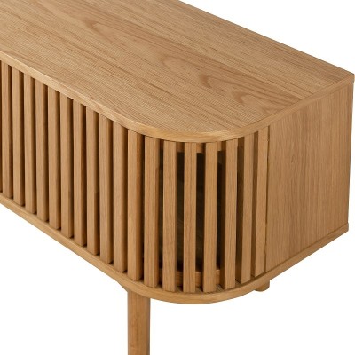 Boardwalk Large TV Unit  - Natural Oak