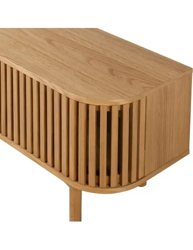 Boardwalk Large TV Unit  - Natural Oak