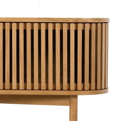 Boardwalk Large TV Unit  - Natural Oak