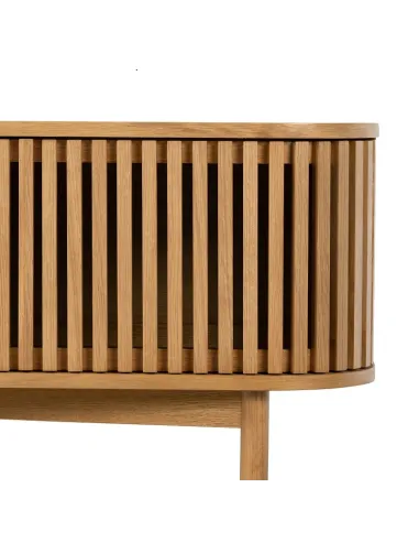 Boardwalk Large TV Unit  - Natural Oak