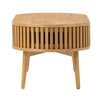 Boardwalk Oval Coffee Table - Natural Oak