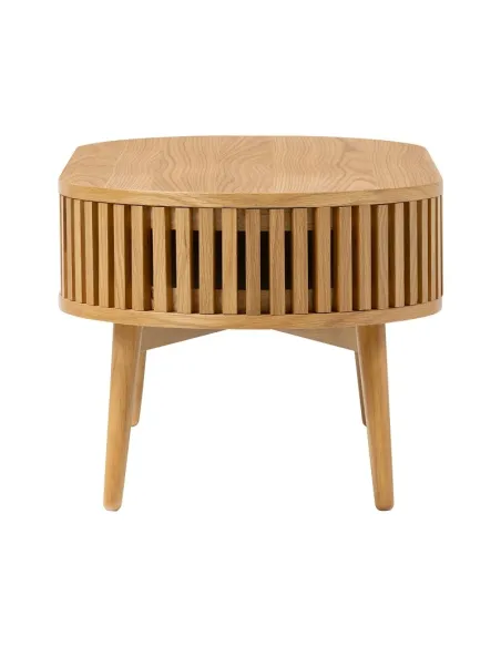Boardwalk Oval Coffee Table - Natural Oak