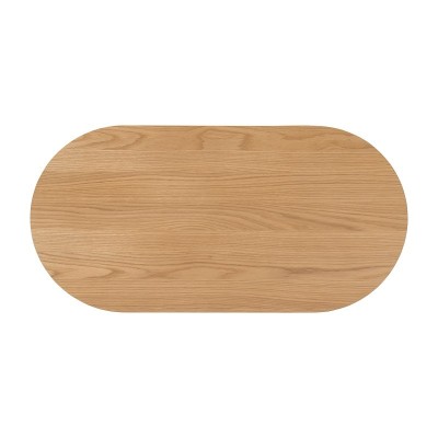 Boardwalk Oval Coffee Table - Natural Oak