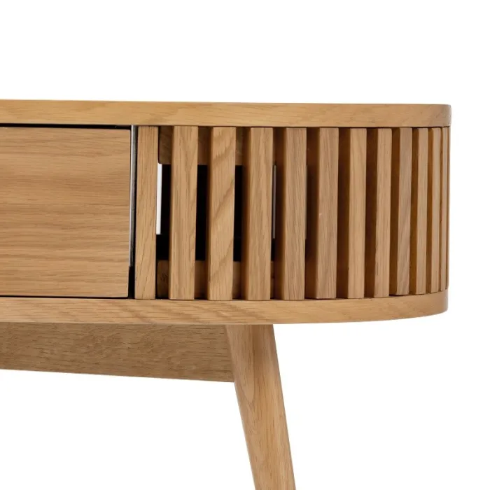 Boardwalk Oval Coffee Table - Natural Oak