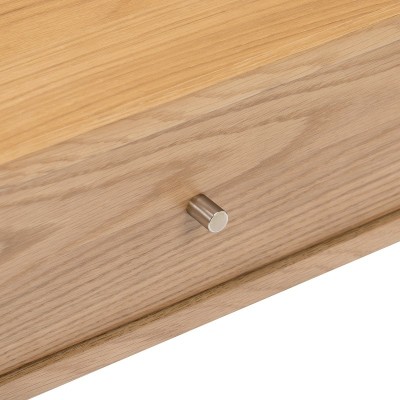 Boardwalk Oval Coffee Table - Natural Oak