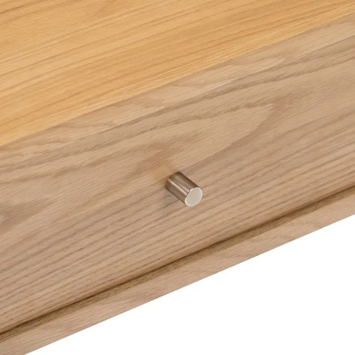 Boardwalk Oval Coffee Table - Natural Oak