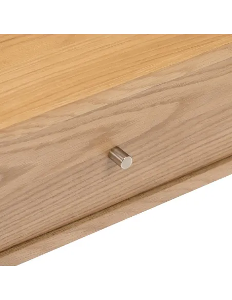 Boardwalk Oval Coffee Table - Natural Oak