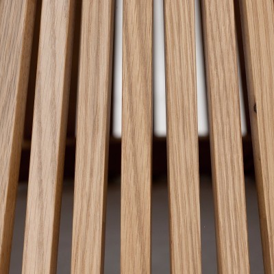 Boardwalk Round Coffee Table  - Natural Oak