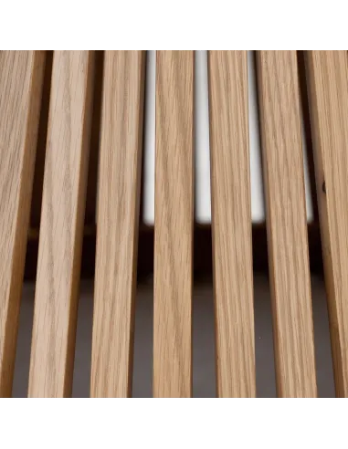 Boardwalk Round Coffee Table  - Natural Oak