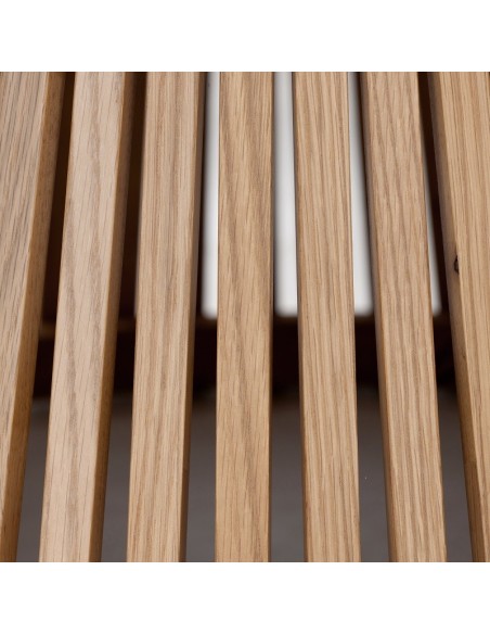 Boardwalk Round Coffee Table  - Natural Oak