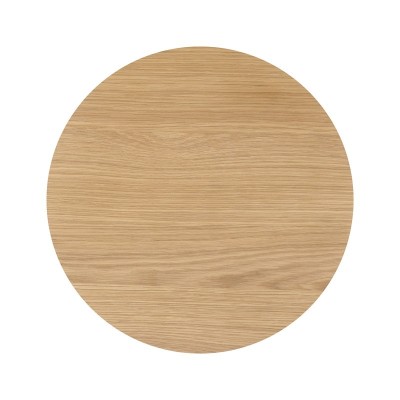 Boardwalk Round Side Table - Natural Oak