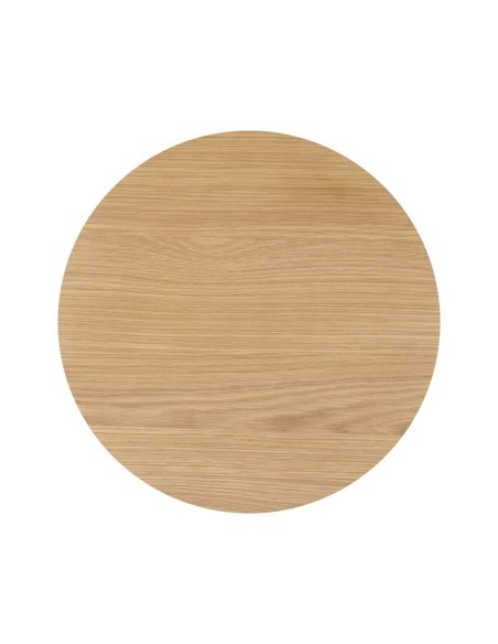 Boardwalk Round Side Table - Natural Oak