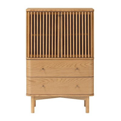Boardwalk Shoe Cabinet - Natural Oak