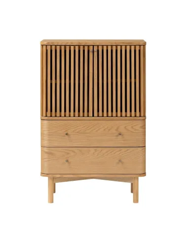 Boardwalk Shoe Cabinet - Natural Oak