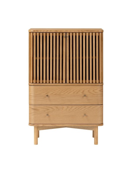 Boardwalk Shoe Cabinet - Natural Oak