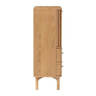 Boardwalk Shoe Cabinet - Natural Oak