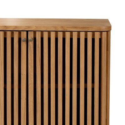 Boardwalk Shoe Cabinet - Natural Oak