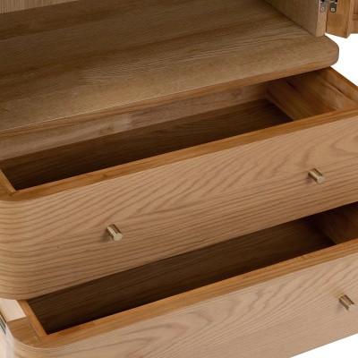 Boardwalk Shoe Cabinet - Natural Oak