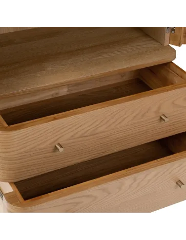 Boardwalk Shoe Cabinet - Natural Oak