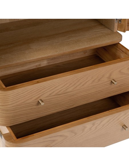 Boardwalk Shoe Cabinet - Natural Oak