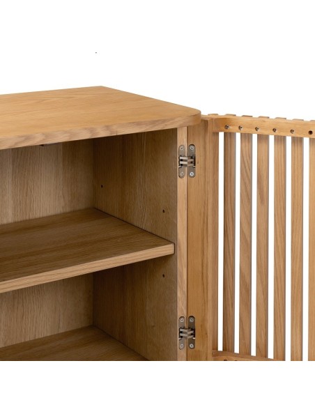 Boardwalk Shoe Cabinet - Natural Oak