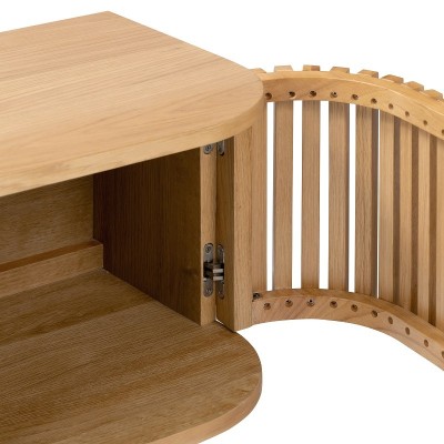 Boardwalk Small TV Unit - Natural Oak