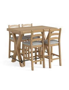 Gia Bar Table - Oak 2